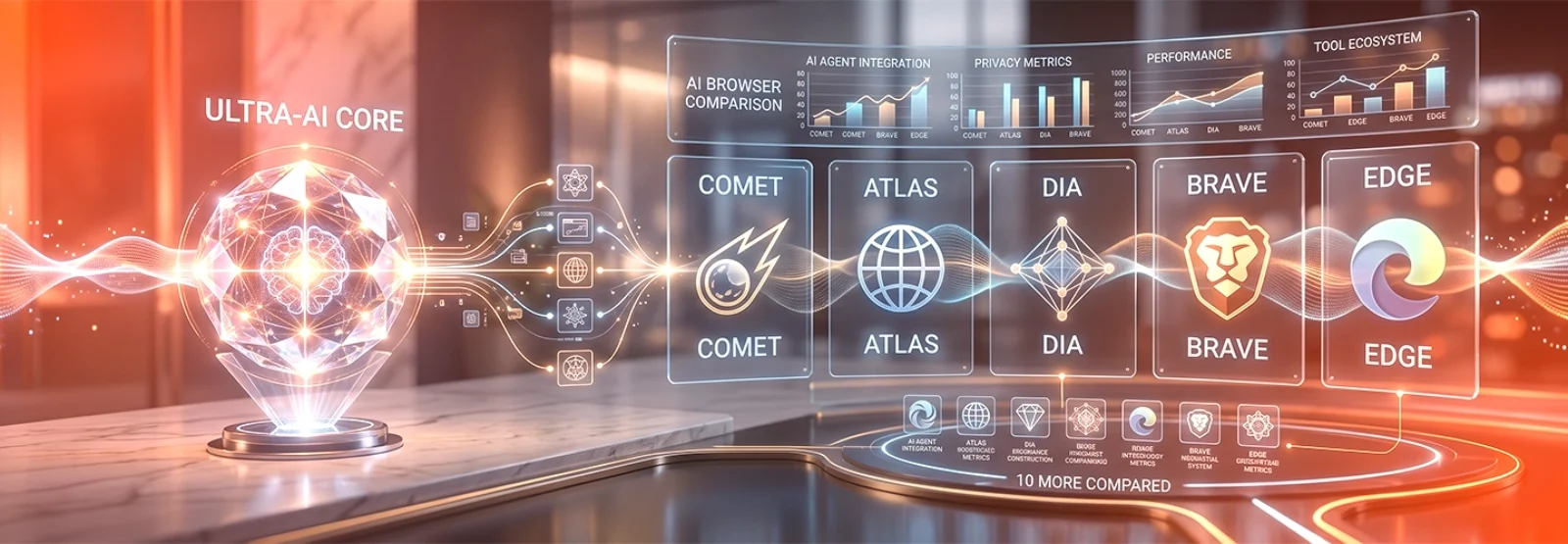 ALT Text: Best AI Browsers in 2026: Comet, Atlas, Dia, Brave, Edge & 10 More Compared
