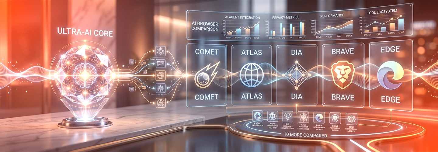 ALT Text: Best AI Browsers in 2026: Comet, Atlas, Dia, Brave, Edge & 10 More Compared