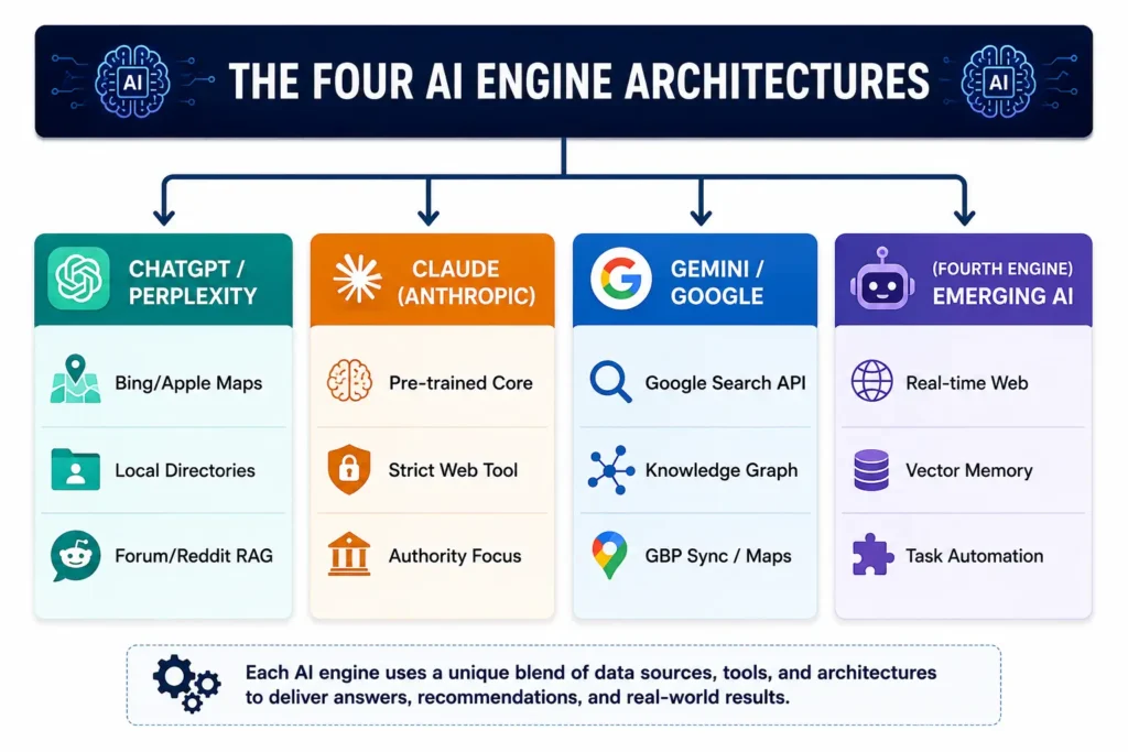 How ChatGPT, Claude, Gemini and Google AI Overviews Actually Find and AI search optimization for alabama 
