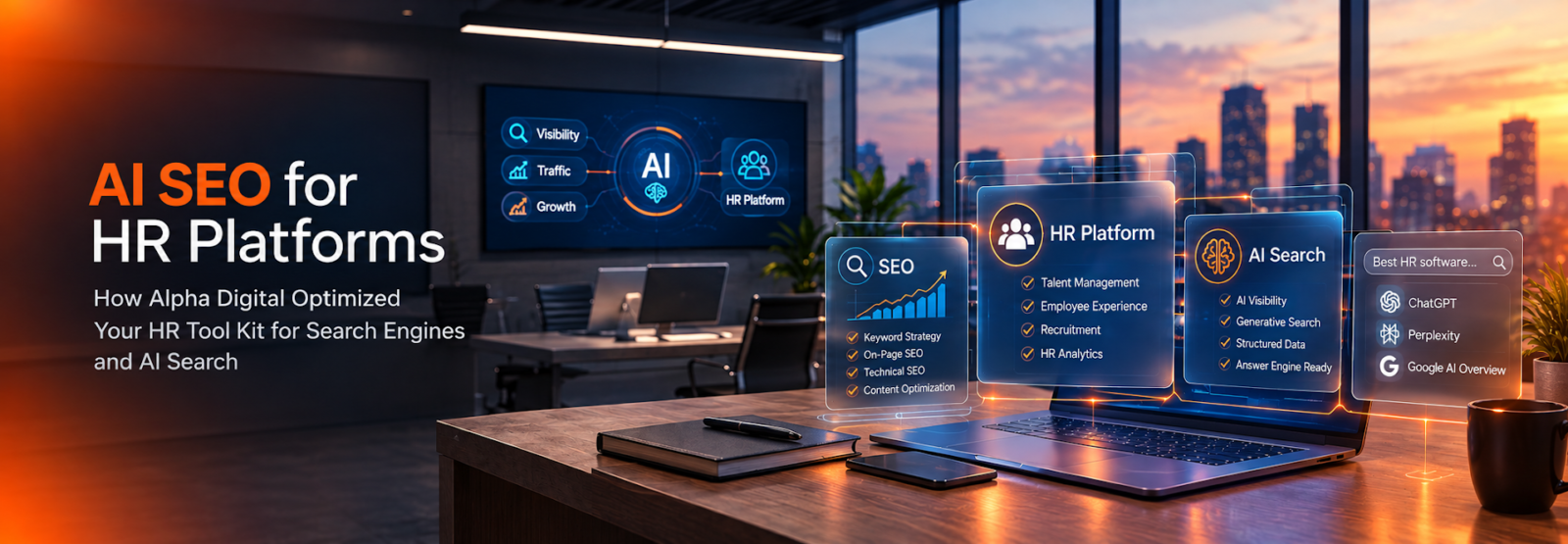 AI SEO for HR Platforms: How Alpha Digital Optimized Your HR Tool Kit for Search Engines and AI Search